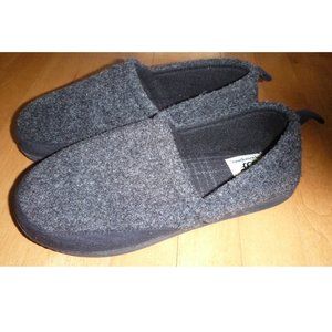 Men's Dearfoams Felted Moccasin Slippers Size Small 7/8  Memory Foam NWT